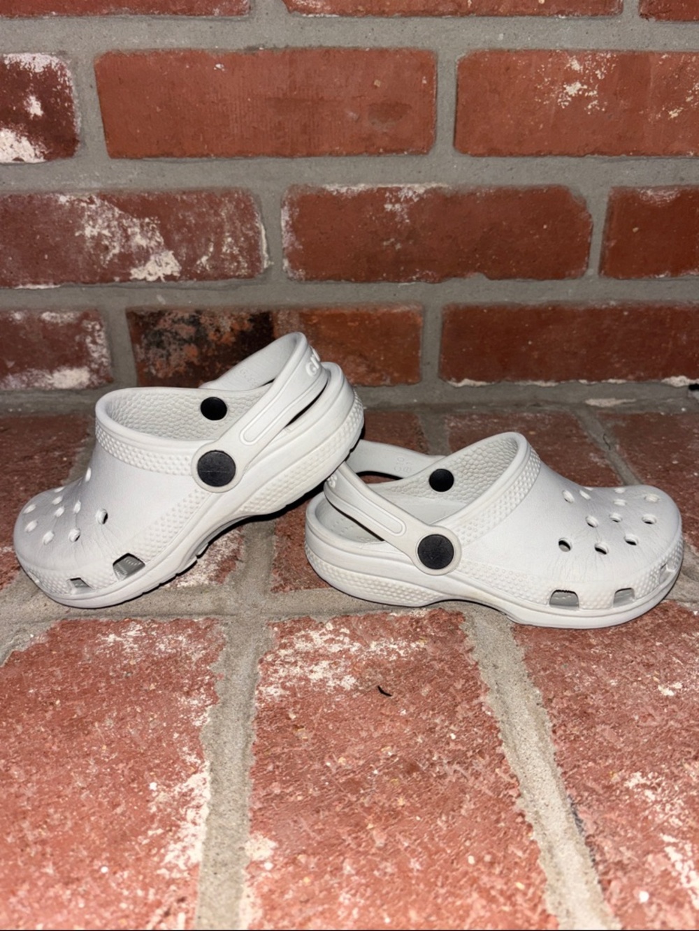 CROCS > Kids Classic Clog in Light Gray Size C 10 Summer Spring Slip-ons - Picture 6 of 7
